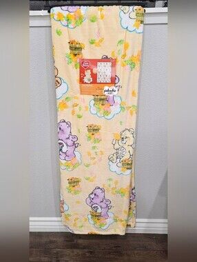 Viral Care Bears Fall Autumn Leaves Plush Twin Blanket 60 X 90